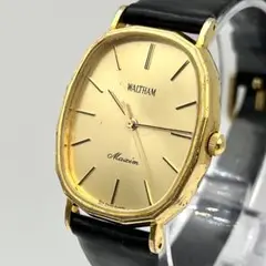 【稼動/新品電池】Waltham Maxim ヴィンテージ 3針 腕時計