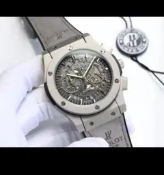 Hublot 自動巻き クロノグラフ 腕時計 グレー