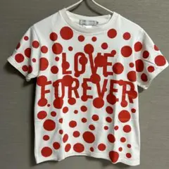 草間彌生 Tシャツ LOVE FOREVER SS