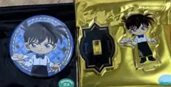 名探偵コナン　ホテルニューオータニビッフェ　アクリルスタンドC＋缶バッジB 新一