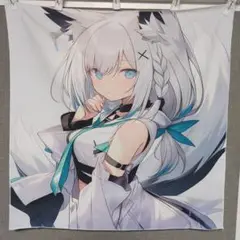 ホロライブ　白上フブキ　ハンカチ