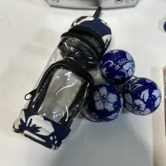 ハイビスカス柄ボールセットとケース