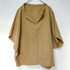 ソダシス【40】スキッパーシャツ/変形シルエット ゆるだぼ シンプル タック