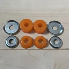スケートボード用オレンジバッファー6個セット