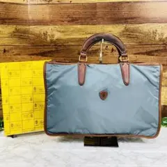 フェリージ ビジネスバッグ A4収納可能サイズ 水色×茶色 激レア