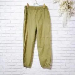 【古着】カジュアルパンツ カーキ 薄手 春 夏 メンズ レディース W72 F