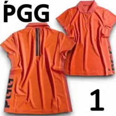 PGG パーリーゲイツ ゴルフ 鹿の子 ストレッチ 半袖 ポロシャツ ウェア 1