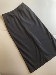 スポーツマックス ロングタイトスカート 黒 38 綿100%