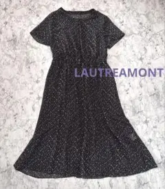 LAUTREAMONT シースルーワンピース カーディガン前ボタン 日本製38