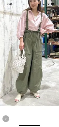 ニコアンド　4WAYミリタリーサスパンツ