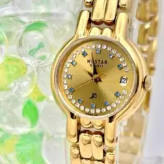 【外観美品/新品電池】WESTAR ダイヤ 18K レディース 腕時計 ドレス Vivienne Westwood - 新品電池✨ Vivienne Westwood 時計
