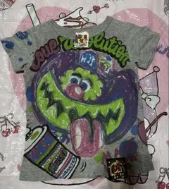 ラブレボ グラフィックTシャツ 110cm半袖　グレー