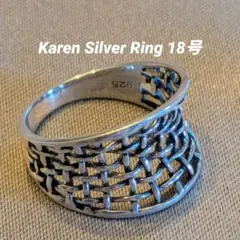 最大10％引セール　カレンシルバー　ハンドメイド　シルバーリング　r-104