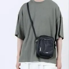 【WEGO・美品】ワッフル柄グリーンＴシャツ　Ｍ