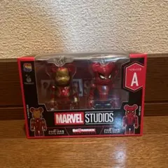 MARVEL BE@RBRICK A賞　アイアンマン スパイダーマン 2体セット