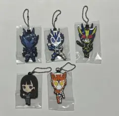 仮面ライダーゼロワン　ラバーストラップ　5個セット