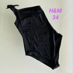 H&M ワンショルダーワンピース水着 34 XS/S