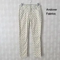 【美品】AndoverFabricsストレッチパンツスキニーローライズa1699