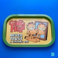 GARFIELD ブリキ トレイ 小物入れ アメリカン雑貨 新品 No.B
