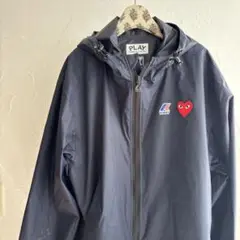 【美品】コムデギャルソン　ケーウェイ　コラボ品 PLAY COMME des GARCONS - プレイコムデギャルソン K-WAYコラボ