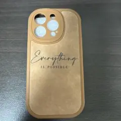 ブラウン iPhone15Proケース