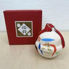 【T】✨縁起物✨ たち吉 卯 福鈴 置き物 陶器 酉年