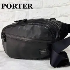 極美品✨PORTER ZOOM ポーター ズーム ウエストバッグ ボディバッグ黒 ポーター PORTER 吉田カバン ポーター ボディバッグ PORTER ZOOM