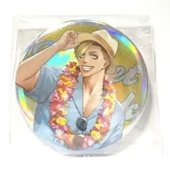 匿名配送　獅子神敬一 ジャンケットバンク 描き下ろし缶バッジ　サマーパーティー
