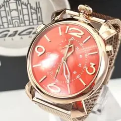 美品✨　ガガミラノ　マヌアーレ　シン　クロノ　5098 メンズ　付属品完備　QZ