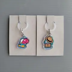 サンリオ　アクリルチャーム　クリームinスナック2　ハンギョドン　ペックル