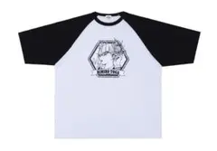 トガヒミコ　ラグランTシャツ ホワイト/ブラック　ヒロアカ　バースデー