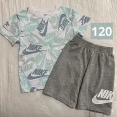 NIKE ナイキ　セットアップ　上下セット　半袖　ハーフパンツ　スウェット　水色