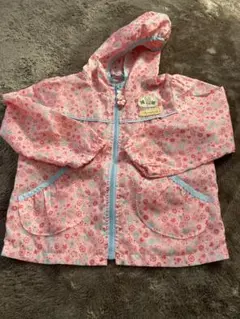 Tinkerbell 花柄レインコート ピンク110