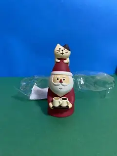 デコレコンコンブル　クリスマス　猫乗せサンタ
