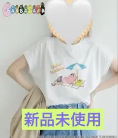 ✩︎⡱新品未使用✩︎⡱ロペピクニック　バーバパパ半袖Tシャツ ホワイト