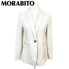 【美品】現行タグ　MORABITO テーラードジャケット 36 ライトベージュ