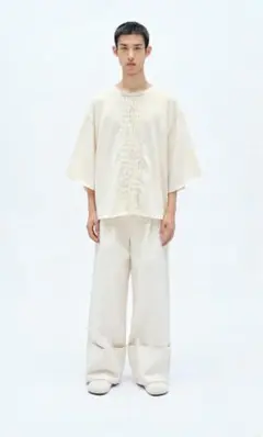 ZARA プリーツパフ Tシャツ X FANGLU LIN