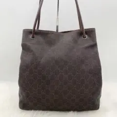 GUCCI グッチ トートバッグ ハンドバッグ ショルダー 肩掛け キャンバス