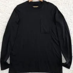 【24年製 美品】 MONCLER 長袖Tシャウ ポケット マグリヤ ブラック
