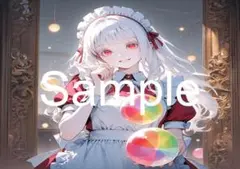 A4サイズアートポスター 1点もの 美女ポスター最高品質 D-B-１
