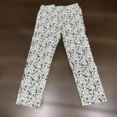 新品未使用 タグつき 青色 小花柄 長ズボン パンツ サイズ110センチ