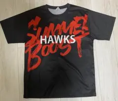 ホークス　SUMMER BOOST HAWKS　Tシャツ　Lサイズ