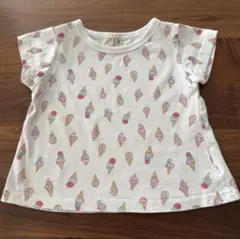 プティマイン アイスクリーム Tシャツ 80