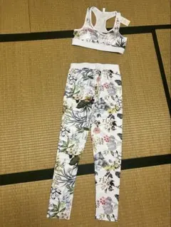 ボタニカルデザイン ヨガウェア セットアップMサイズ新品