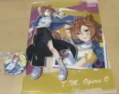 ウマ娘　テイエムオペラオー　缶バッジ&クリアボード