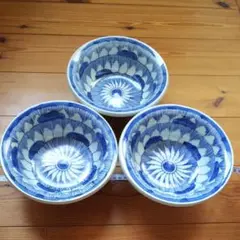 大鉢 レトロ どんぶり 三個 セット
