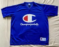【美品】Champion 青 Lサイズ ウォームアップウェア