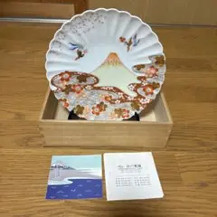 深川製磁　飾皿　不二乃しるべ