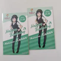 ラブライブサンシャイン　松浦果南　バースデーカード　JR東海　推し旅