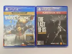 PS4 ラストオブアスリマスター ジャストコーズ3 2点セット